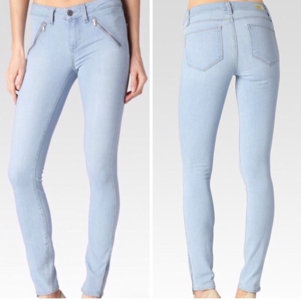 PAIGE by Nordstrom Dover ankle zip crop jeans